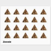 Tijger naadloze patroonstructuur achtergrond sticker (Vel)