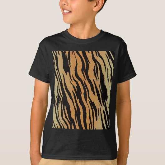 Tijger naadloze patroonstructuur achtergrond t-shirt (Voorkant)