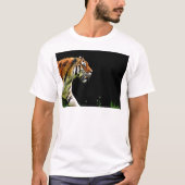 Tijger nadert - Wild Animal kunstwerk T-shirt (Voorkant)