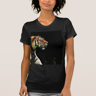 Tijger nadert - Wild Animal kunstwerk T-shirt