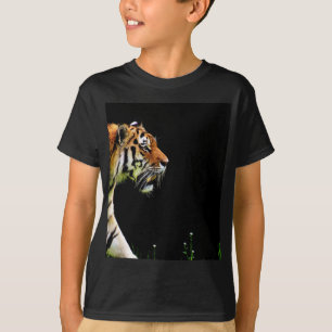 Tijger nadert - Wild Animal kunstwerk T-shirt