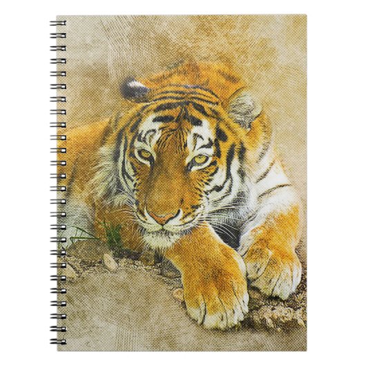 tijger notitieboek (Voorkant)