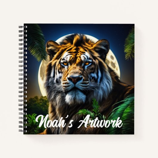 tijger notitieboek (Voorkant)