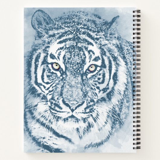 tijger notitieboek (Achterkant)