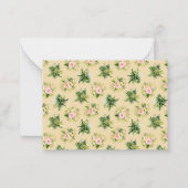 Tijger Oerwoud Baby shower Ouderschap Advies Notitiekaartje (Achterkant)