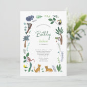 Tijger Oerwoud Dierendag Kaart (Staand voorkant)