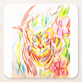 Tijger oerwoud zomer kartonnen onderzetters