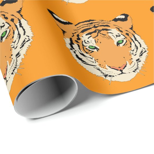 tijger omslagpapier cadeaupapier (Rol Hoek)