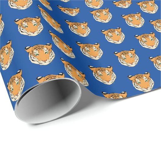 tijger omslagpapier cadeaupapier (Rol Hoek)