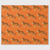 tijger omslagpapier cadeaupapier (Vlak)