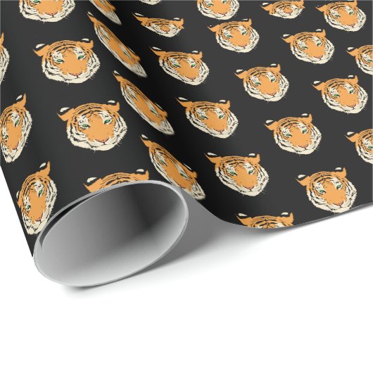 tijger omslagpapier cadeaupapier (Rol Hoek)