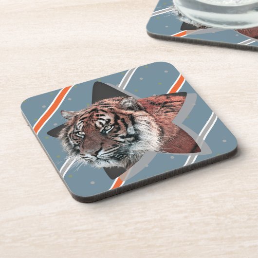 tijger Onderzetter modern voor hem (Linkerzijde)