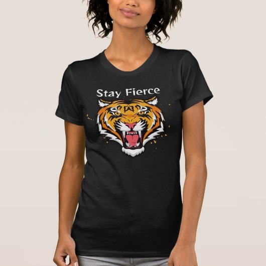 tijger ontwerp t-shirt (Voorkant)