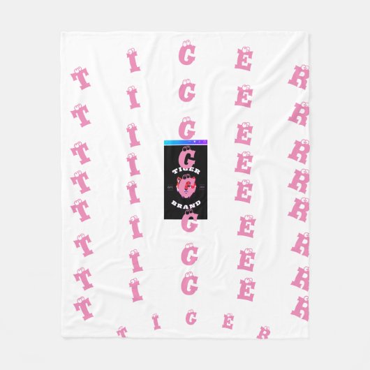 TIJGER 🐯 ONTWERPEN IN FLEES DEKEN (Voorkant)