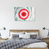 Tijger Oog Marmerend Canvas Art No4 (Insitu (Slaapkamer))