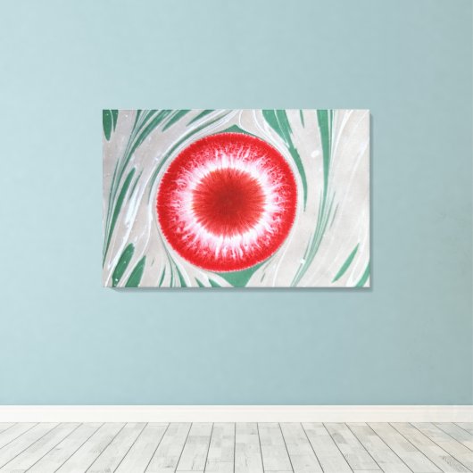 Tijger Oog Marmerend Canvas Art No4 (Insitu (Houten vloer))
