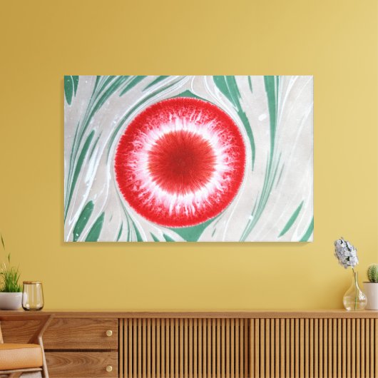Tijger Oog Marmerend Canvas Art No4 Afdruk (Insitu (Woonkamer))