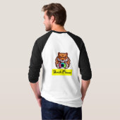 Tijger op de Prowl (met een Camera!) T-shirt (Achterkant volledig)