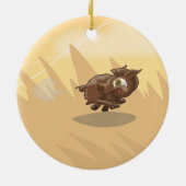 Tijger op het Ornament van de Hunt-keramiek (Achterkant)