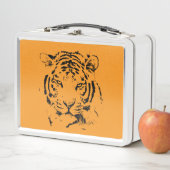 Tijger op Oranje (In situ)