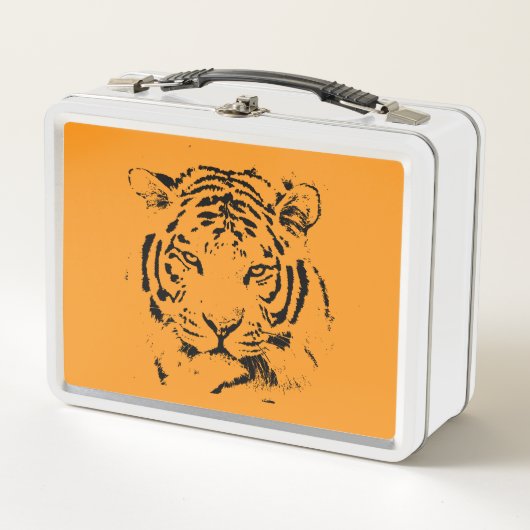 Tijger op Oranje (Voorkant)