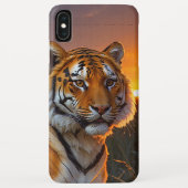 Tijger op zonsondergang Case-Mate iPhone case (Achterkant)