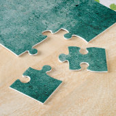 Tijger op zonsondergang legpuzzel (Zijkant)