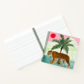 Tijger op zonsopgang notitieboek (Binnen)