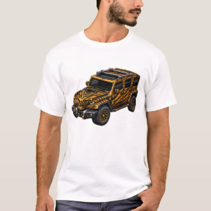 Tijger Oranje Avontuur SUV — BV-JTO T-shirt
