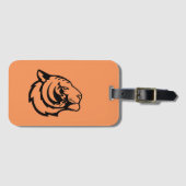 Tijger oranje bagagelabel (Voorkant (horizontaal))