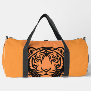Tijger oranje en zwart plunjezak