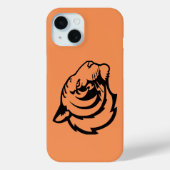 Tijger oranje iphone hoesjes (Achterkant)