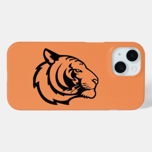 Tijger oranje iphone hoesjes (Achterkant (horizontaal))
