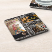 Tijger & Paar Kunstprint Drankjes Onderzetter (Linkerzijde)