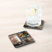 Tijger & Paar Kunstprint Drankjes Onderzetter (Rechterzijde)