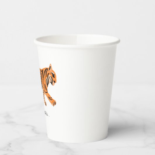 tijger papieren bekers (Links)