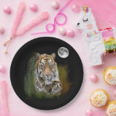 tijger papieren bordje (Feest)