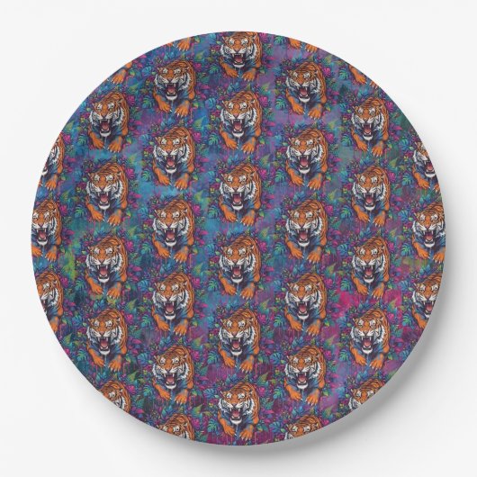 Tijger Papieren Bordje (Voorkant)