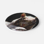 tijger papieren bordje (Gekanteld)