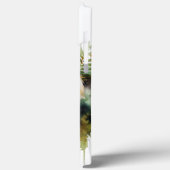 Tijger Pastel Bloemen Safari Waterverf Savannah Case-Mate iPhone Case (Achterkant / Links)