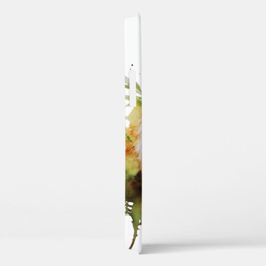 Tijger Pastel Bloemen Safari Waterverf Savannah Case-Mate iPhone Case (Achterkant / Rechts)