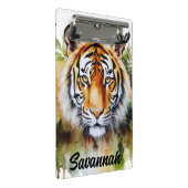 Tijger Pastel Bloemen Safari Waterverf Savannah Mini Klembord (Schuin)
