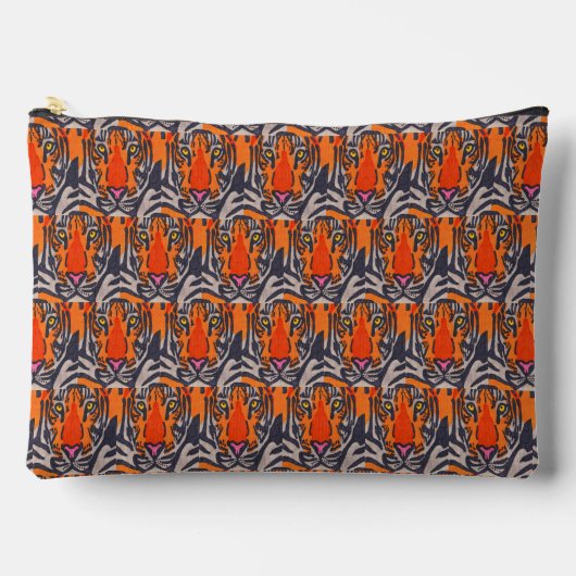Tijger (patroon) - Accessoiretasje Etui (Voorkant)