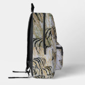 Tijger Patroon Tijger Print Bedrukte Rugzak (Links)
