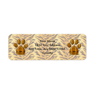 Tijger Paw #2 Etiket