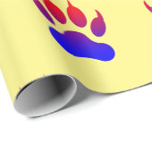 Tijger Paws inpakpapier (Rol Hoek)