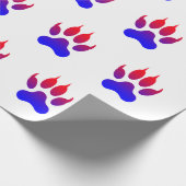 Tijger Paws inpakpapier (Hoek)