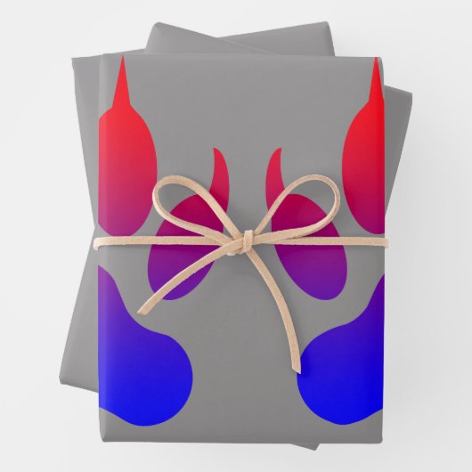 Tijger Paws inpakpapier (In situ)