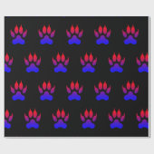 Tijger Paws inpakpapier (Vlak)