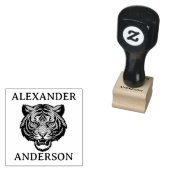 Tijger Personaliseer Rubberstempel (Gestempeld)